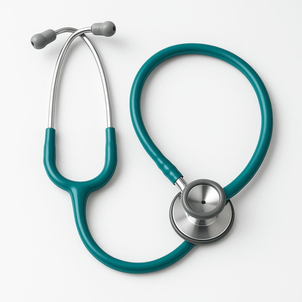 Classic dual-head stethoscope (illustrative image)