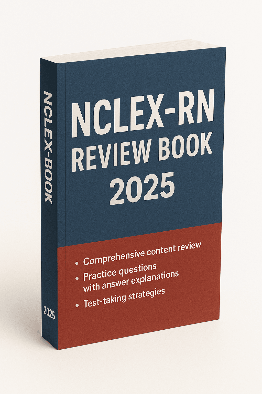 NCLEX review book (illustrative image)
